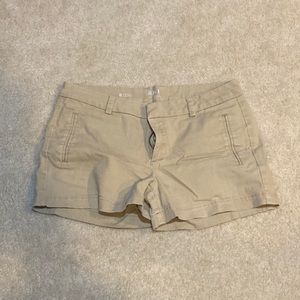 Ana size 8 twill khaki shorts